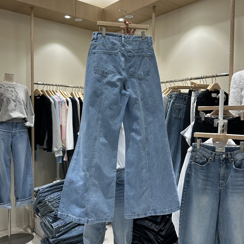 VINTAGE VIBE東大門直郵女裝新款人氣熱賣推薦時尚牛仔褲VINTAGE VIBE牛仔褲