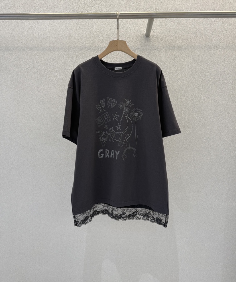 ABLERING韓國直郵女裝新品時尚真品26春夏職業休閑推薦T恤ABLE STANDARD/ABLERINGT恤圖色2