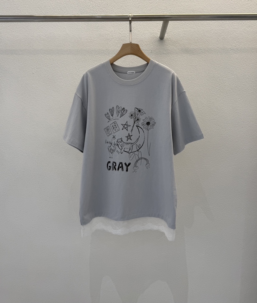 ABLERING韓國直郵女裝新品時尚真品26春夏職業休閑推薦T恤ABLE STANDARD/ABLERINGT恤圖色3