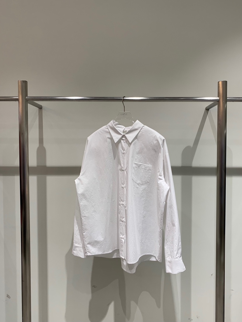 OKIE東大門直郵女裝新款26春夏休閑人氣職業襯衫蕾絲衫寬松OKIE襯衫/蕾絲衫圖色1