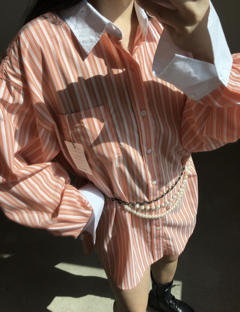 PAIRING東大門代購女士新款26春夏推薦時尚休閑襯衫蕾絲衫PAIRING襯衫/蕾絲衫