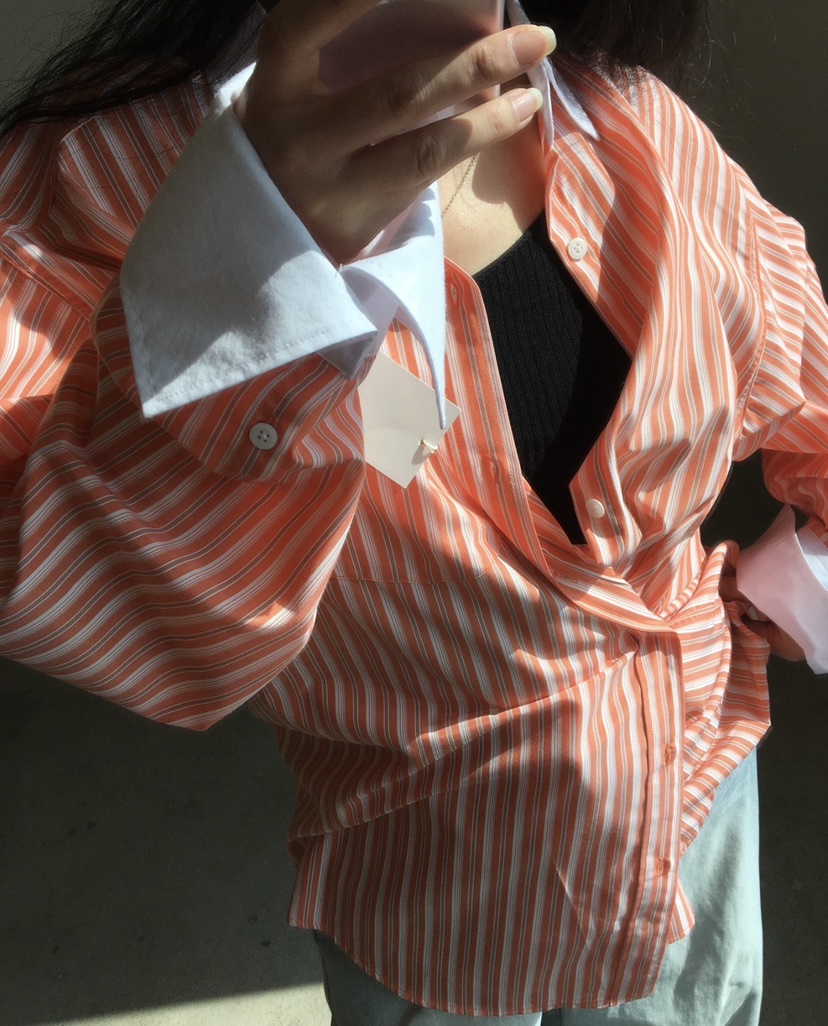 PAIRING東大門代購女士新款26春夏推薦時尚休閑襯衫蕾絲衫PAIRING襯衫/蕾絲衫