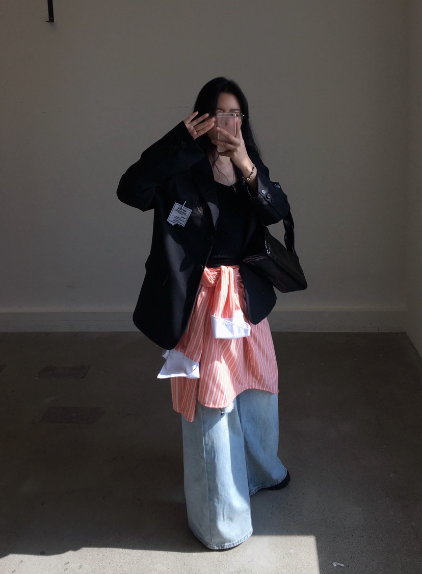 PAIRING東大門代購女士新款26春夏推薦時尚休閑襯衫蕾絲衫PAIRING襯衫/蕾絲衫