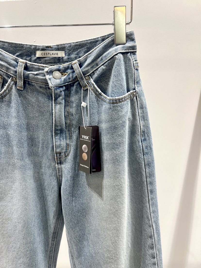 CESTLAVIE東大門實拍女裝新品休閑熱賣推薦職業真品牛仔褲CESTLAVIE牛仔褲