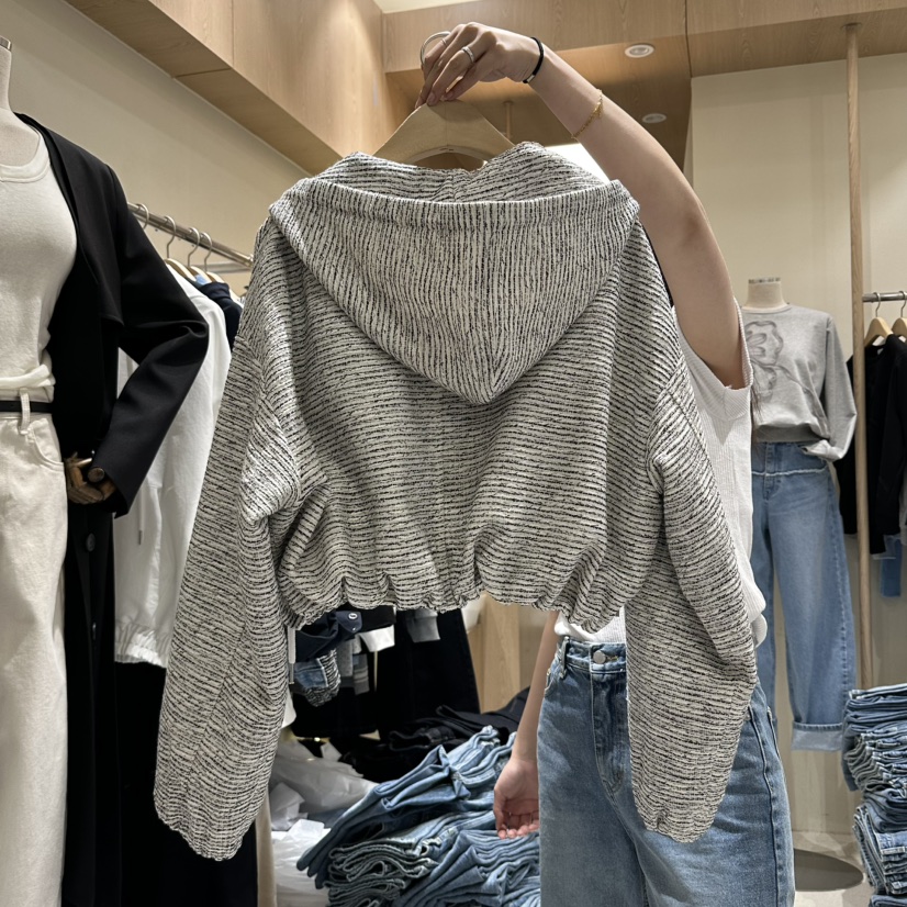 VINTAGE VIBE東大門代購女士新款休閑職業真品夾克粗花呢VINTAGE VIBE夾克