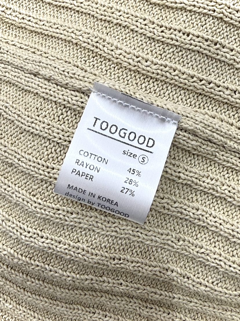 TOOGOOD東大門代購女裝新款26春夏真品人氣時尚針織衫羊毛衫TOOGOOD針織衫