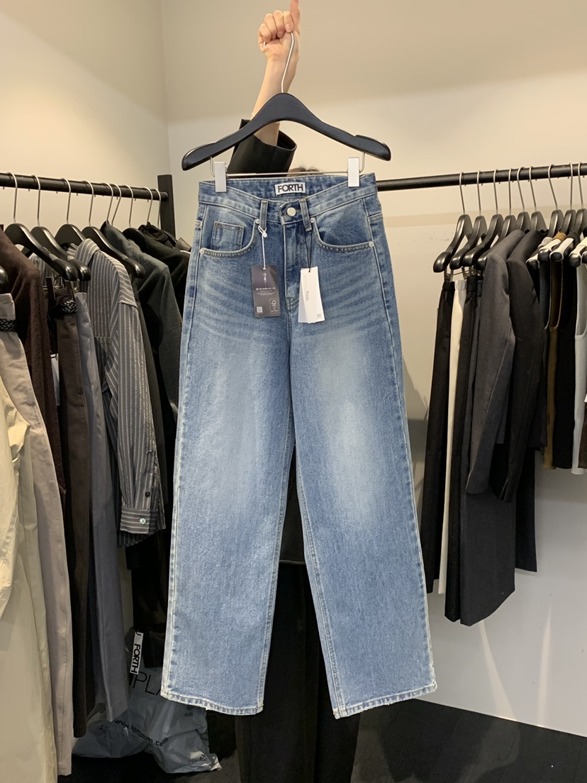 FORTH東大門直郵女士新品休閑26春夏真品職業時尚人氣牛仔褲FORTH牛仔褲圖色1