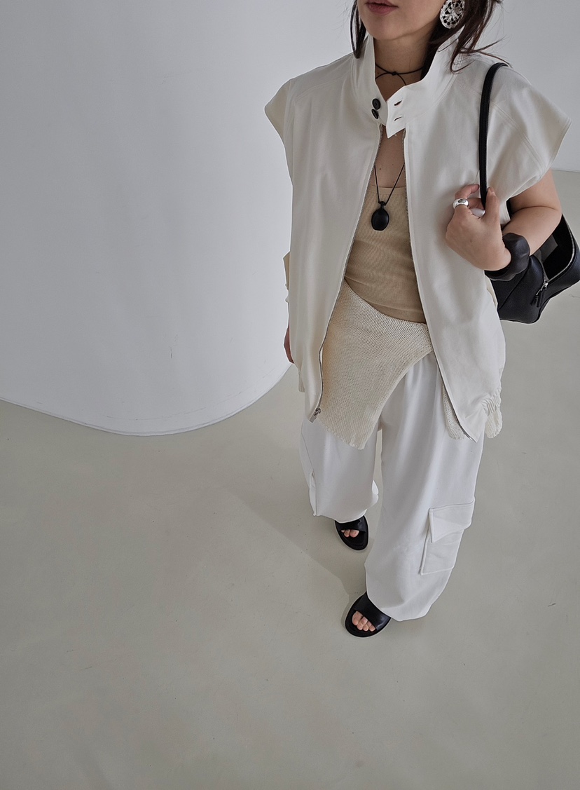 J SHOP韓國代購女裝新品人氣推薦時尚26春夏熱賣職業馬甲J_SHOP馬甲