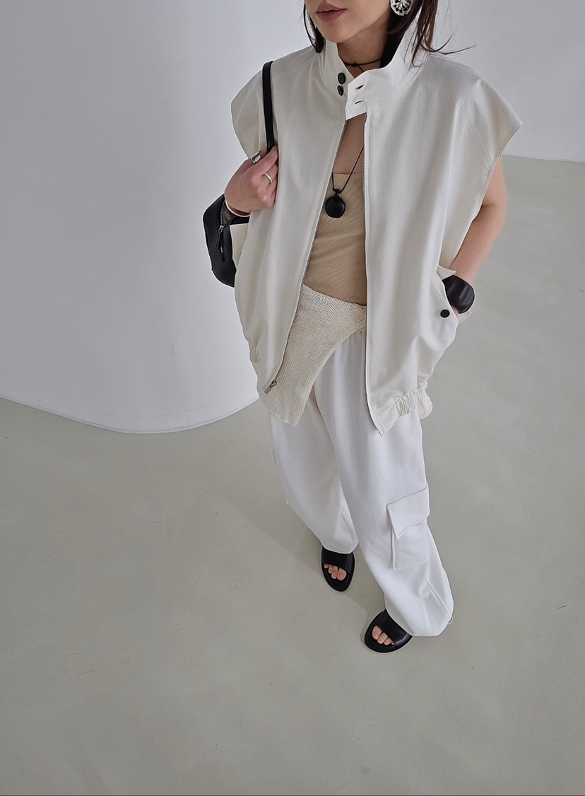 J SHOP韓國代購女裝新品人氣推薦時尚26春夏熱賣職業馬甲J_SHOP馬甲