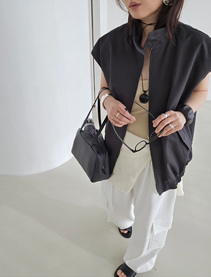 J SHOP韓國代購女裝新品人氣推薦時尚26春夏熱賣職業馬甲J_SHOP馬甲