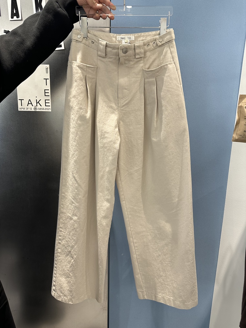 TAKE TEE東大門代購女裝新品時尚推薦真品26春夏職業休閑褲TAKE TEE休閑褲圖色1