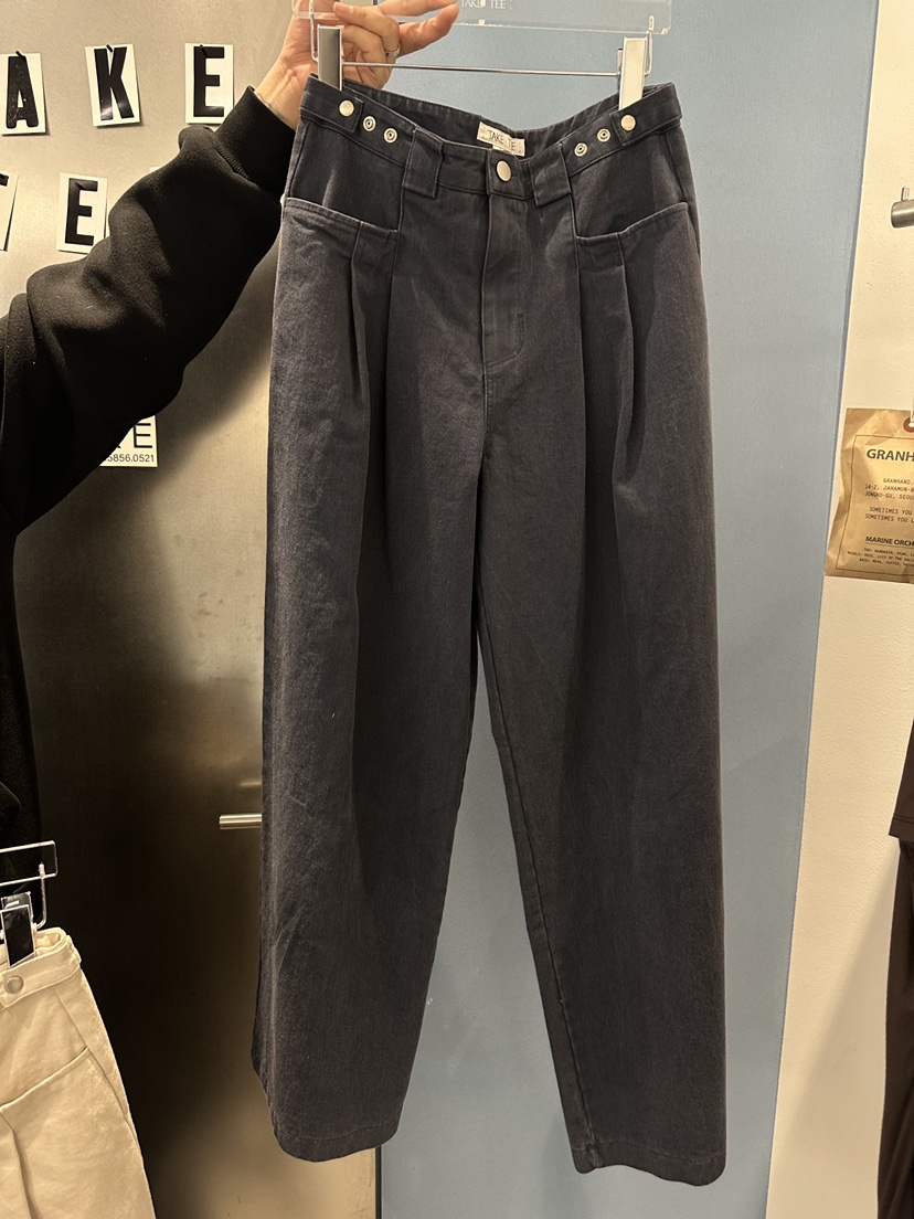 TAKE TEE東大門代購女裝新品時尚推薦真品26春夏職業休閑褲TAKE TEE休閑褲圖色2