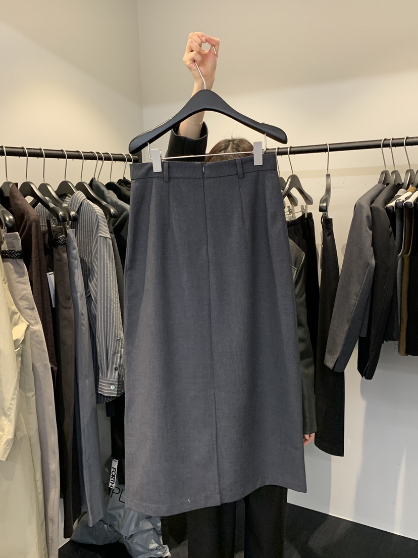 FORTH韓國代購女裝新品職業熱賣休閑人氣推薦時尚長裙羅紋FORTH長裙