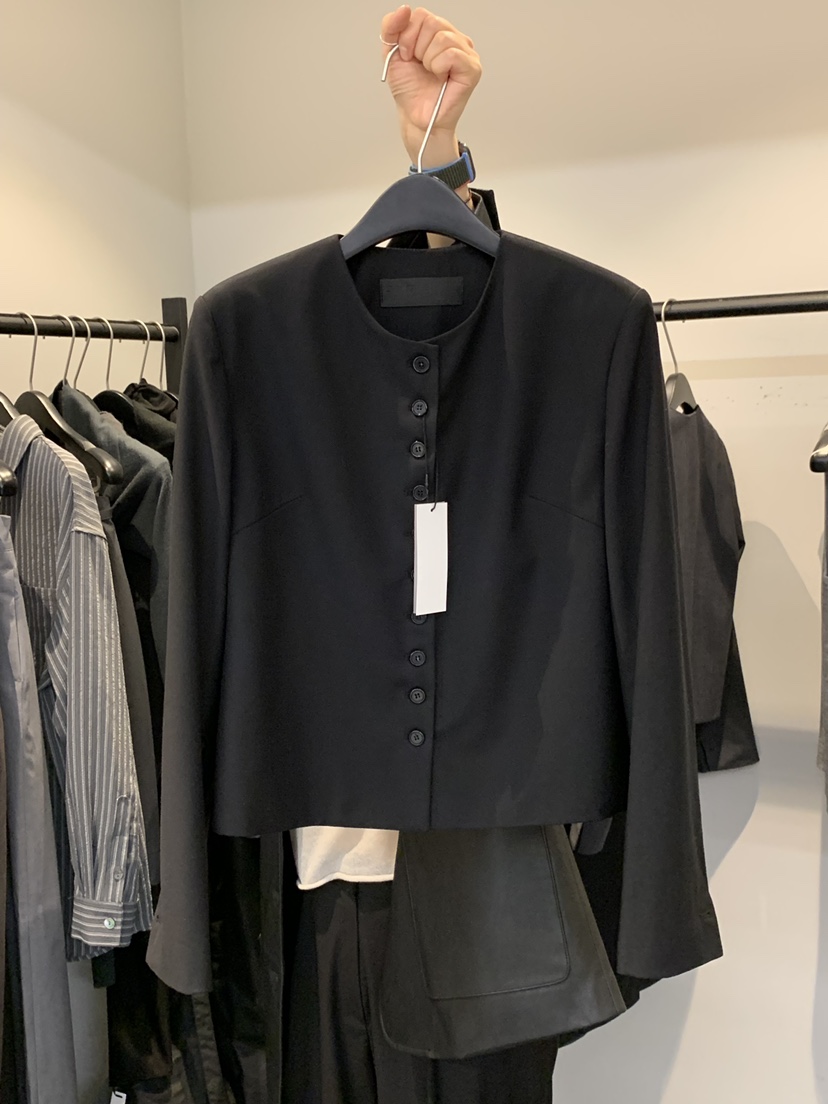 FORTH東大門直郵女士新款熱賣人氣26春夏時尚推薦夾克羅紋FORTH夾克圖色2黑色