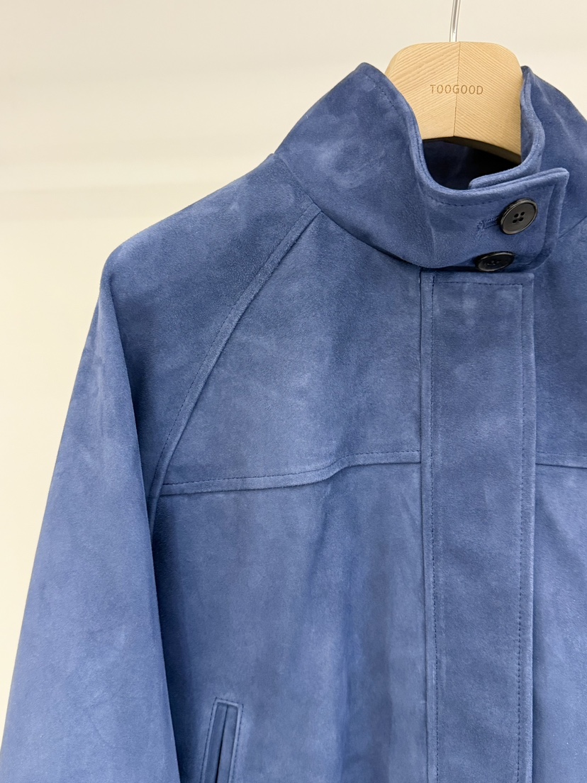 TOOGOOD東大門直郵女士新款26春夏時尚推薦職業夾克高領麂皮TOOGOOD夾克