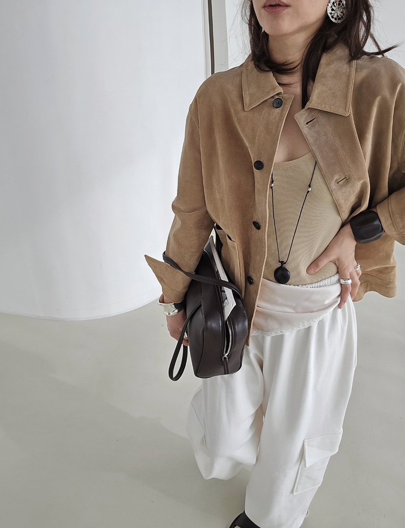 J SHOP東大門直郵女士新款休閑時尚職業人氣熱賣夾克麂皮J_SHOP夾克