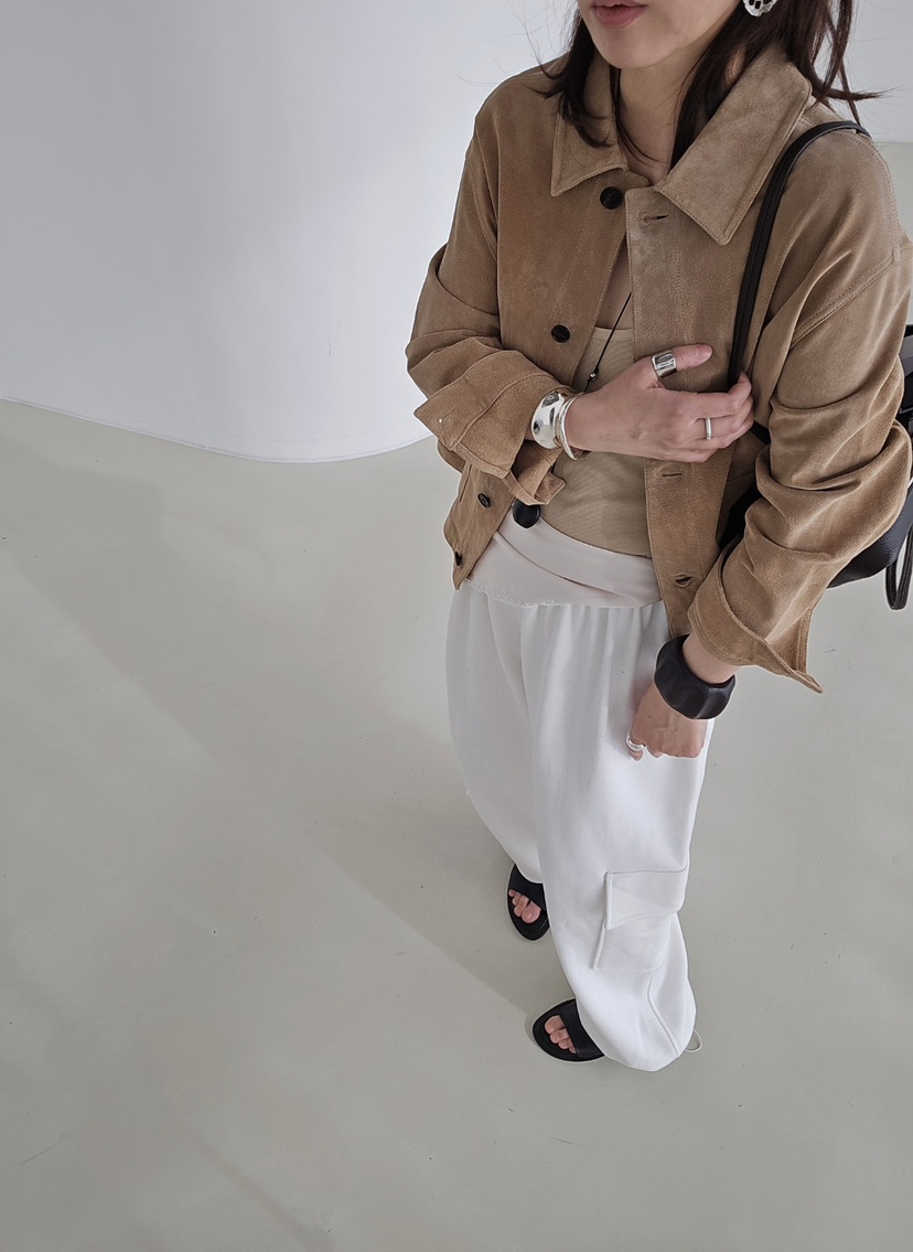 J SHOP東大門直郵女士新款休閑時尚職業人氣熱賣夾克麂皮J_SHOP夾克