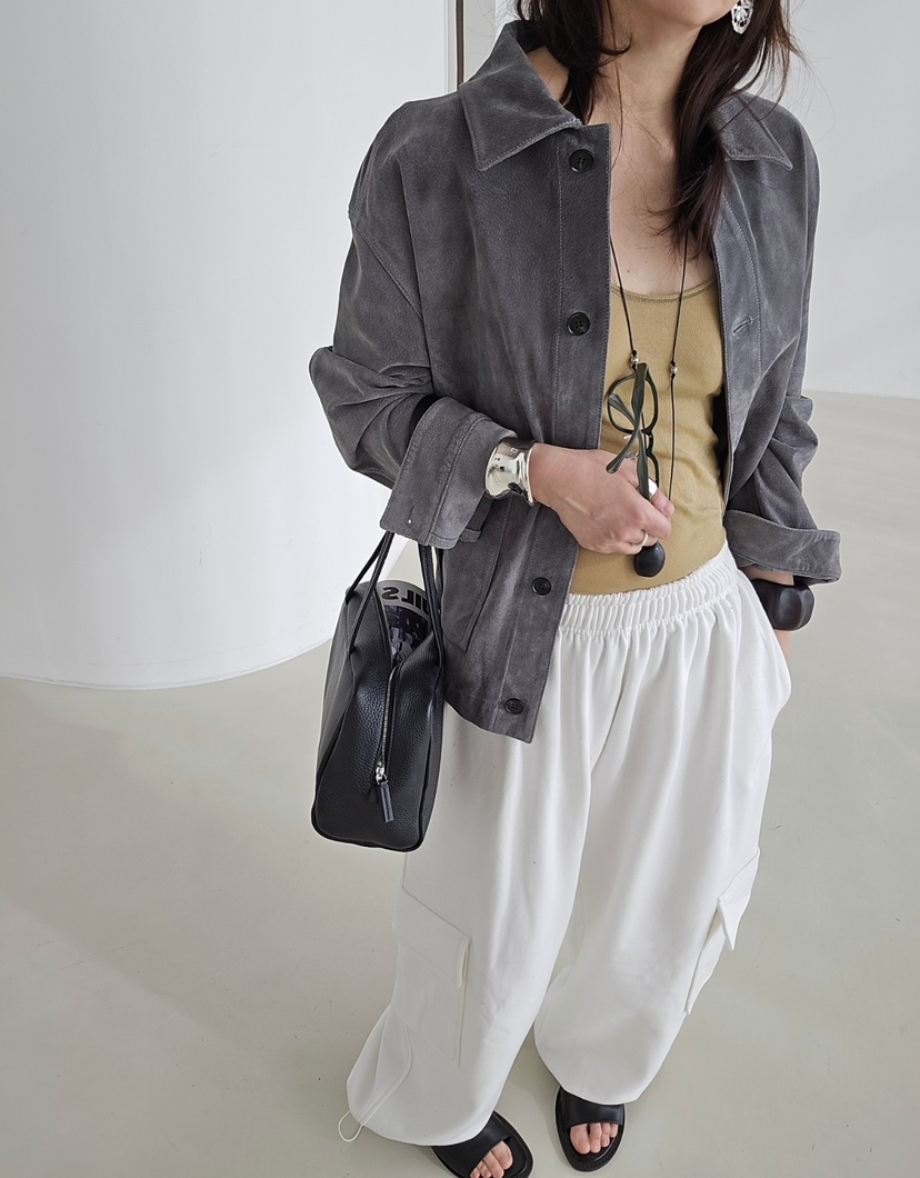 J SHOP東大門直郵女士新款休閑時尚職業人氣熱賣夾克麂皮J_SHOP夾克