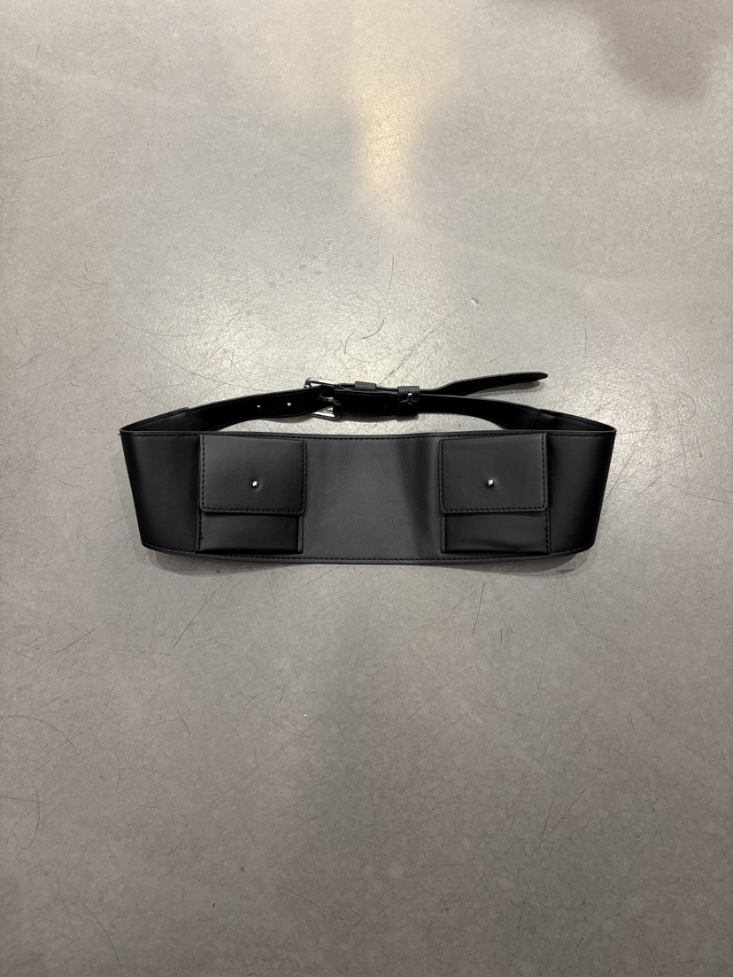 THE VETIVER-A韓國代購女裝新品真品26春夏腰帶雙口袋腰帶VETIVER腰帶圖色1