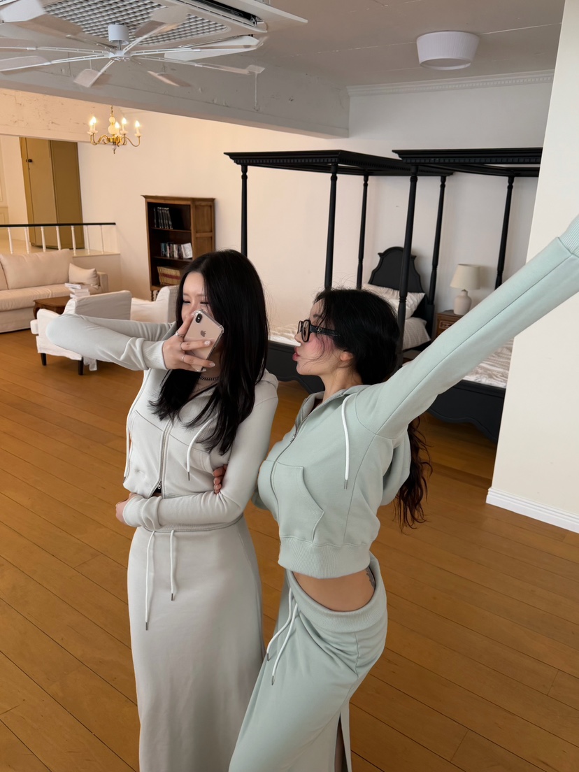 OKIE東大門實拍女士新品休閑真品推薦人氣26春夏時尚套裝OKIE套裝