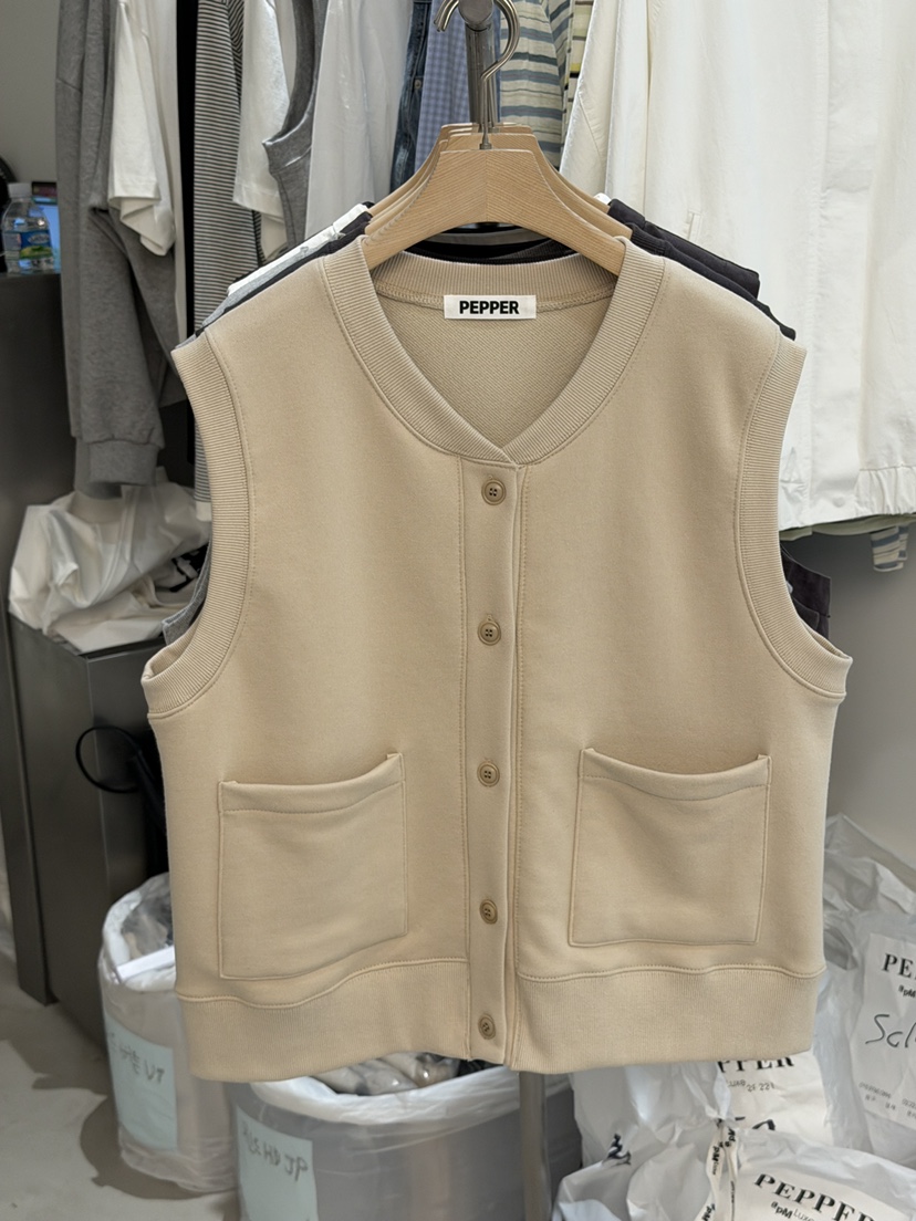 PEPPER-L東大門代購女裝新款職業推薦休閑人氣真品熱賣馬甲PEPPER馬甲圖色2