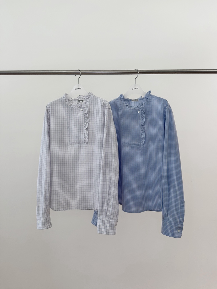 ERUME韓國代購女士新品人氣休閑26春夏職業時尚襯衫蕾絲衫ERUME襯衫/蕾絲衫