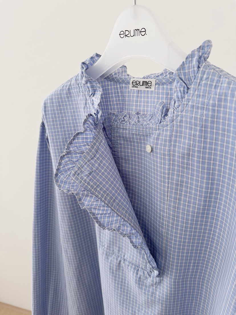 ERUME韓國代購女士新品人氣休閑26春夏職業時尚襯衫蕾絲衫ERUME襯衫/蕾絲衫