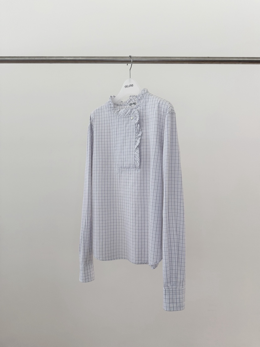 ERUME韓國代購女士新品人氣休閑26春夏職業時尚襯衫蕾絲衫ERUME襯衫/蕾絲衫圖色1