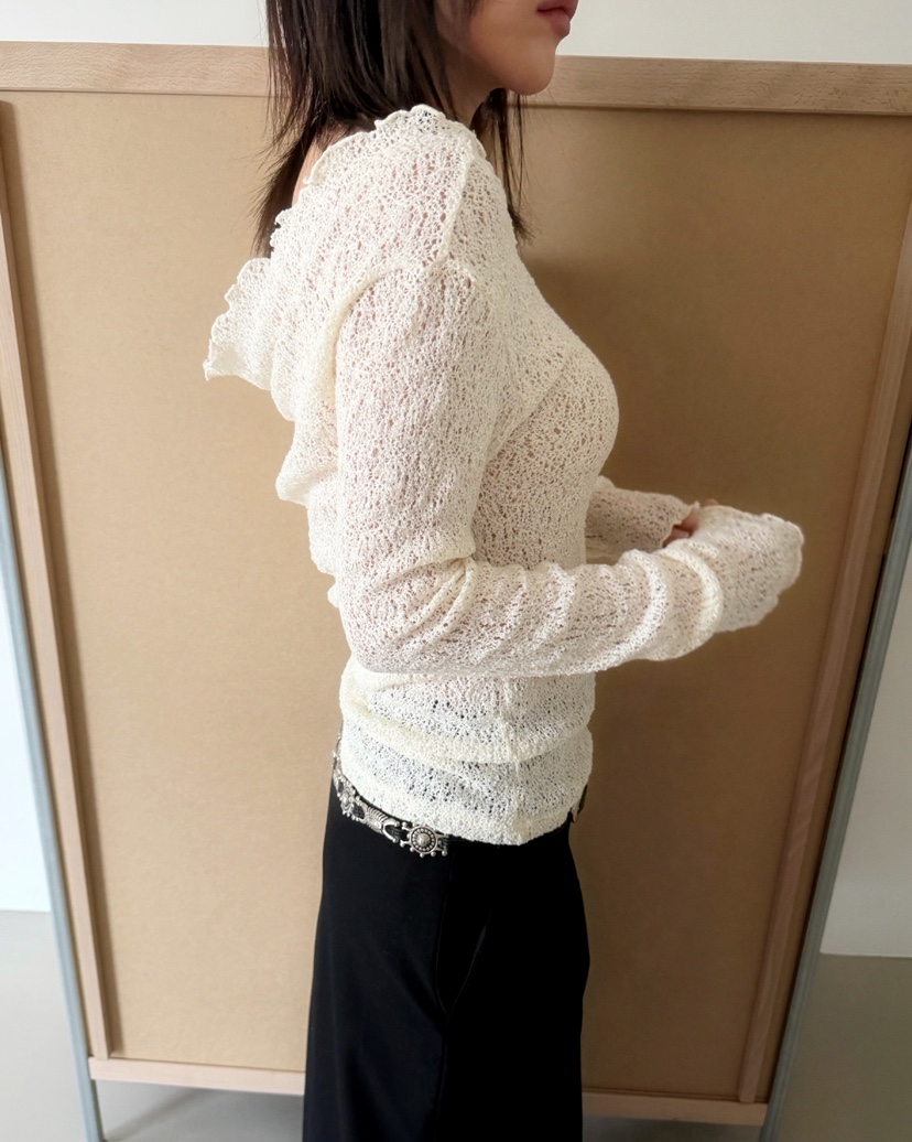 AWESOMESAUCE東大門代購女士新品職業休閑26春夏襯衫蕾絲衫AWESOME SAUCE襯衫/蕾絲衫