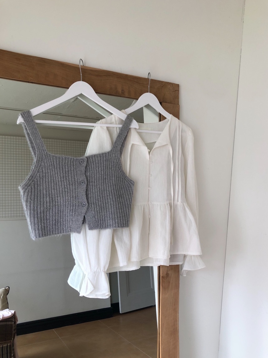 FRILL-T/DADA韓國代購女裝新品推薦26春夏熱賣襯衫蕾絲衫FRILL-T/DADA襯衫/蕾絲衫