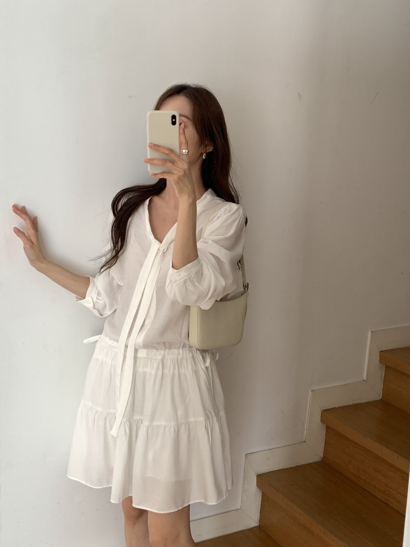 FRILL-T/DADA東大門代購女士新款26春夏真品職業連衣裙FRILL-T/DADA連衣裙