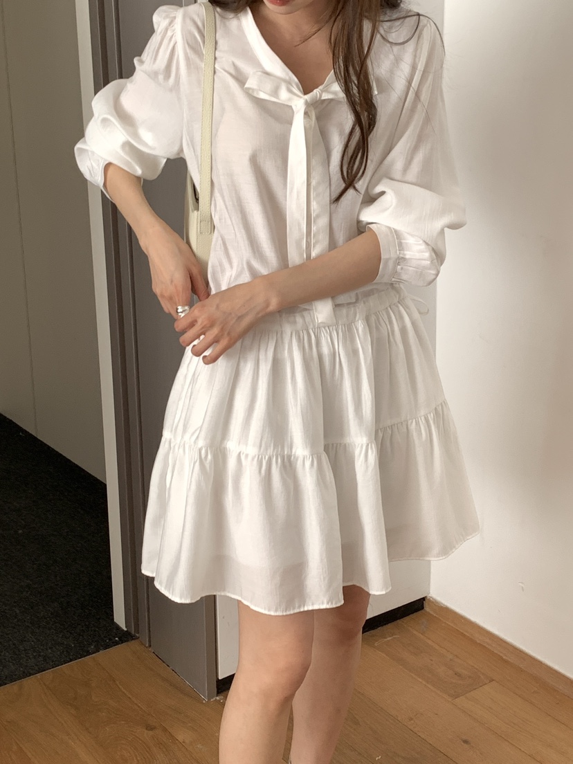 FRILL-T/DADA東大門代購女士新款26春夏真品職業連衣裙FRILL-T/DADA連衣裙