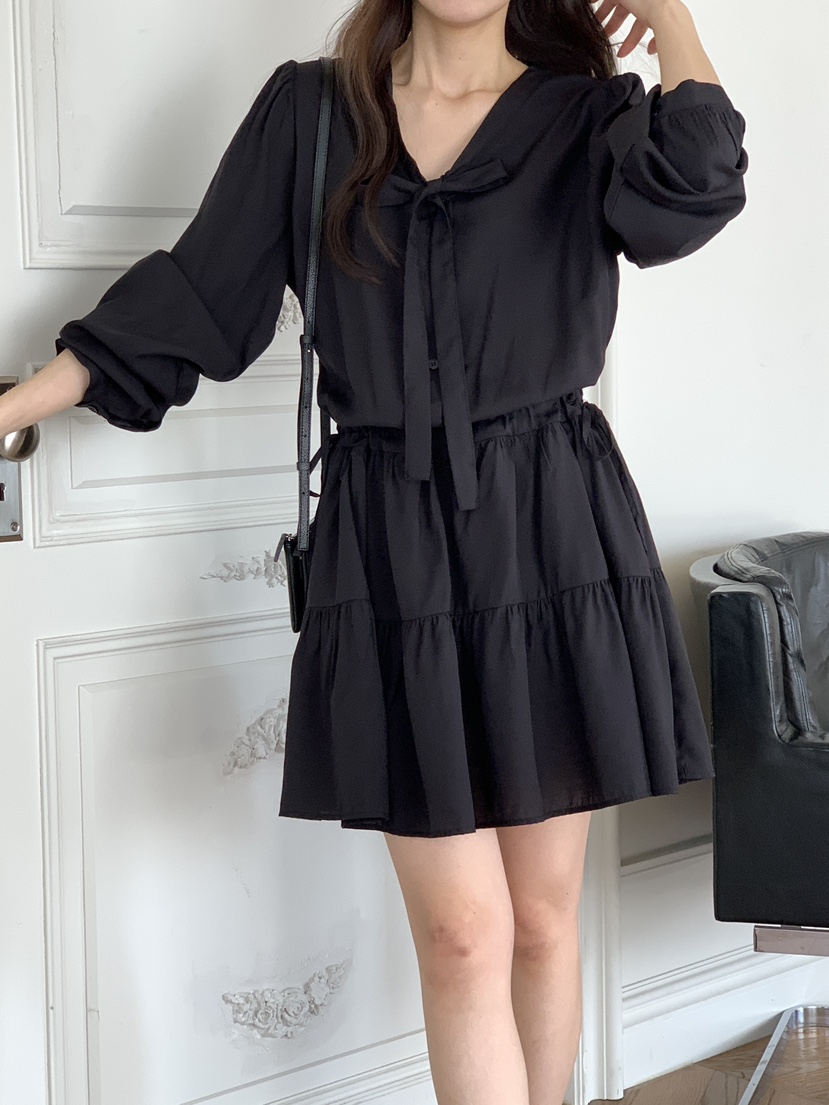 FRILL-T/DADA東大門代購女士新款26春夏真品職業連衣裙FRILL-T/DADA連衣裙圖色2