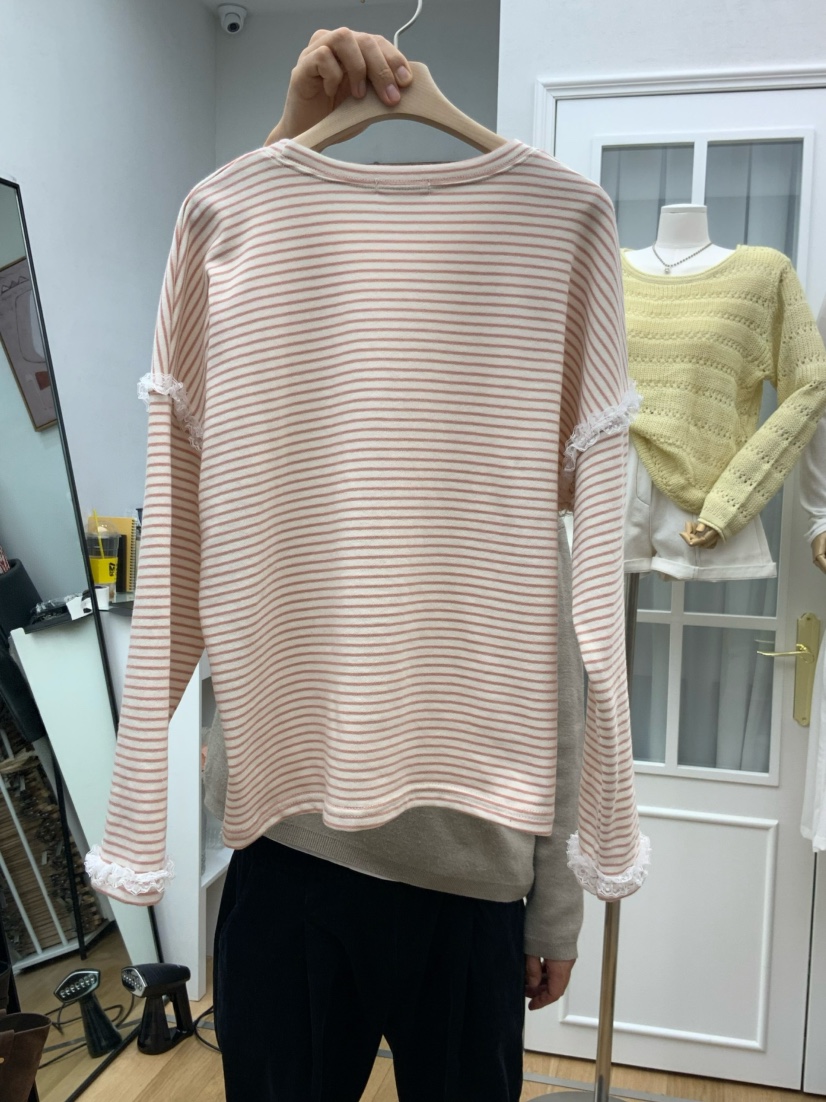 RE:FRESH-L東大門直郵女士新款熱賣職業休閑推薦長袖T恤RE:FRESH長袖T恤