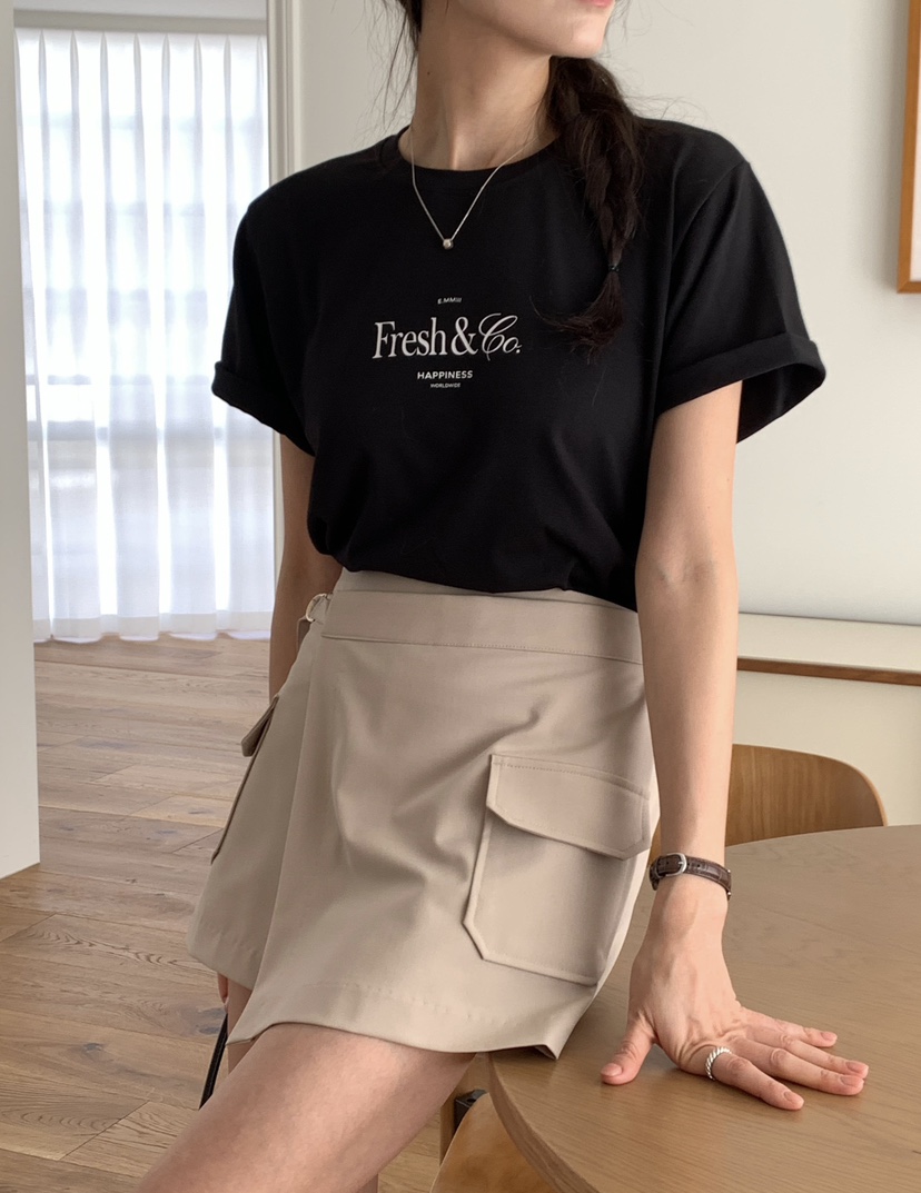 RE:FRESH-L東大門實拍女裝新品推薦26春夏休閑時尚熱賣T恤RE:FRESHT恤