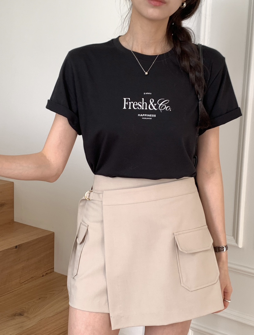 RE:FRESH-L東大門實拍女裝新品推薦26春夏休閑時尚熱賣T恤RE:FRESHT恤