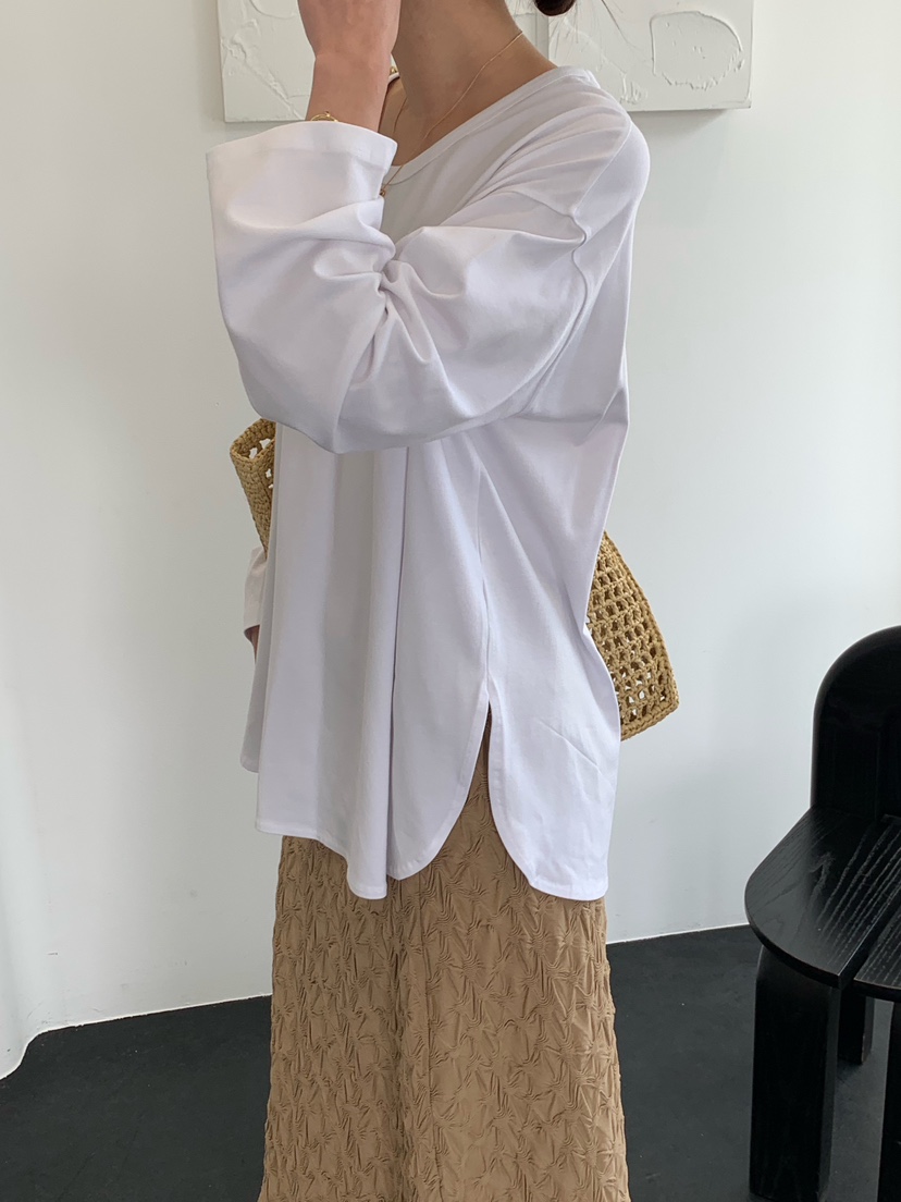 COBALT BLUE東大門直郵女裝新品人氣真品26春夏熱賣長袖T恤COBALT BLUE長袖T恤