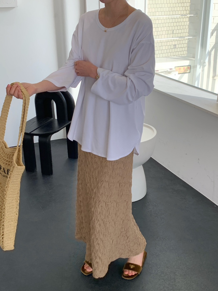 COBALT BLUE東大門直郵女裝新品人氣真品26春夏熱賣長袖T恤COBALT BLUE長袖T恤