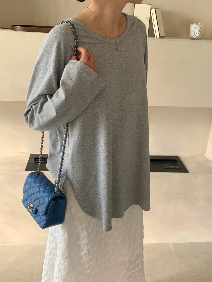 COBALT BLUE東大門直郵女裝新品人氣真品26春夏熱賣長袖T恤COBALT BLUE長袖T恤