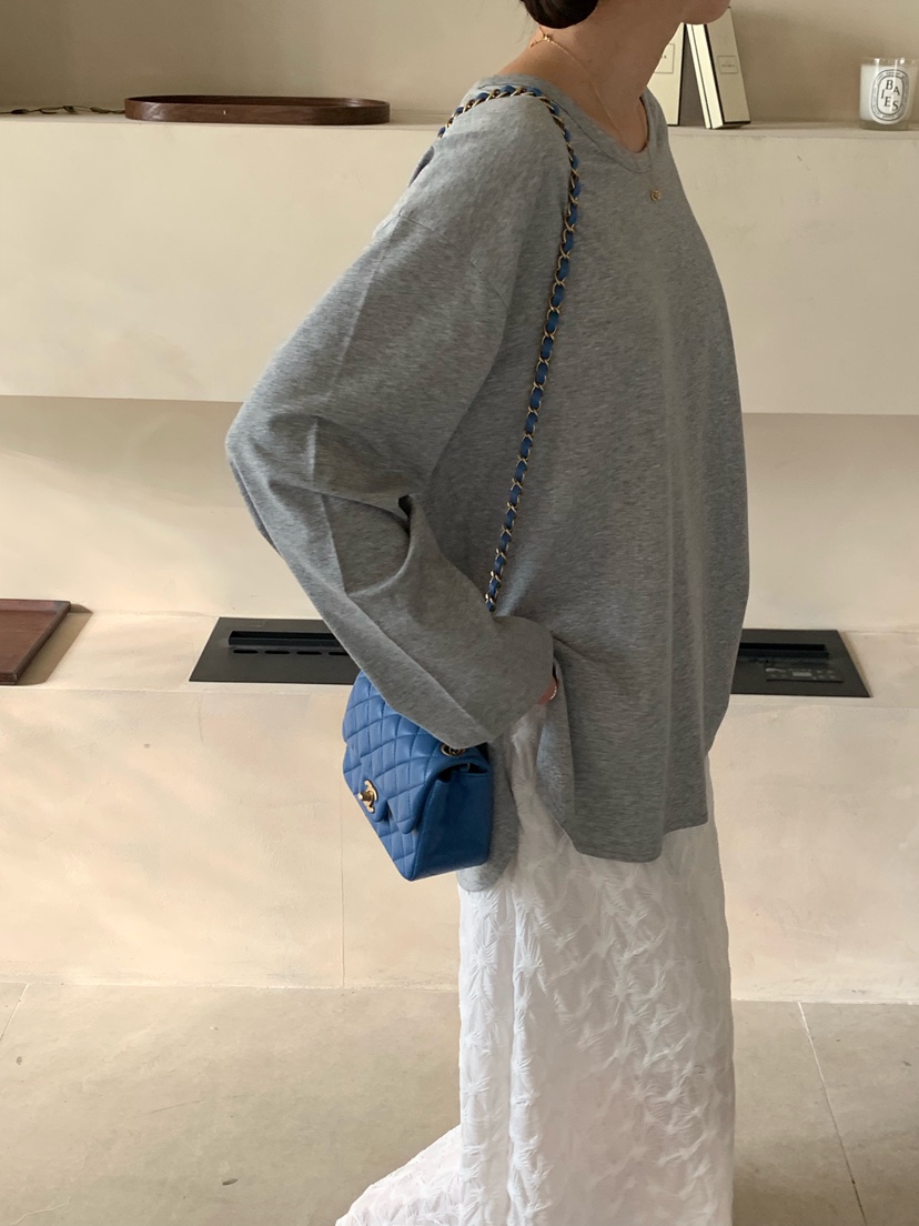 COBALT BLUE東大門直郵女裝新品人氣真品26春夏熱賣長袖T恤COBALT BLUE長袖T恤