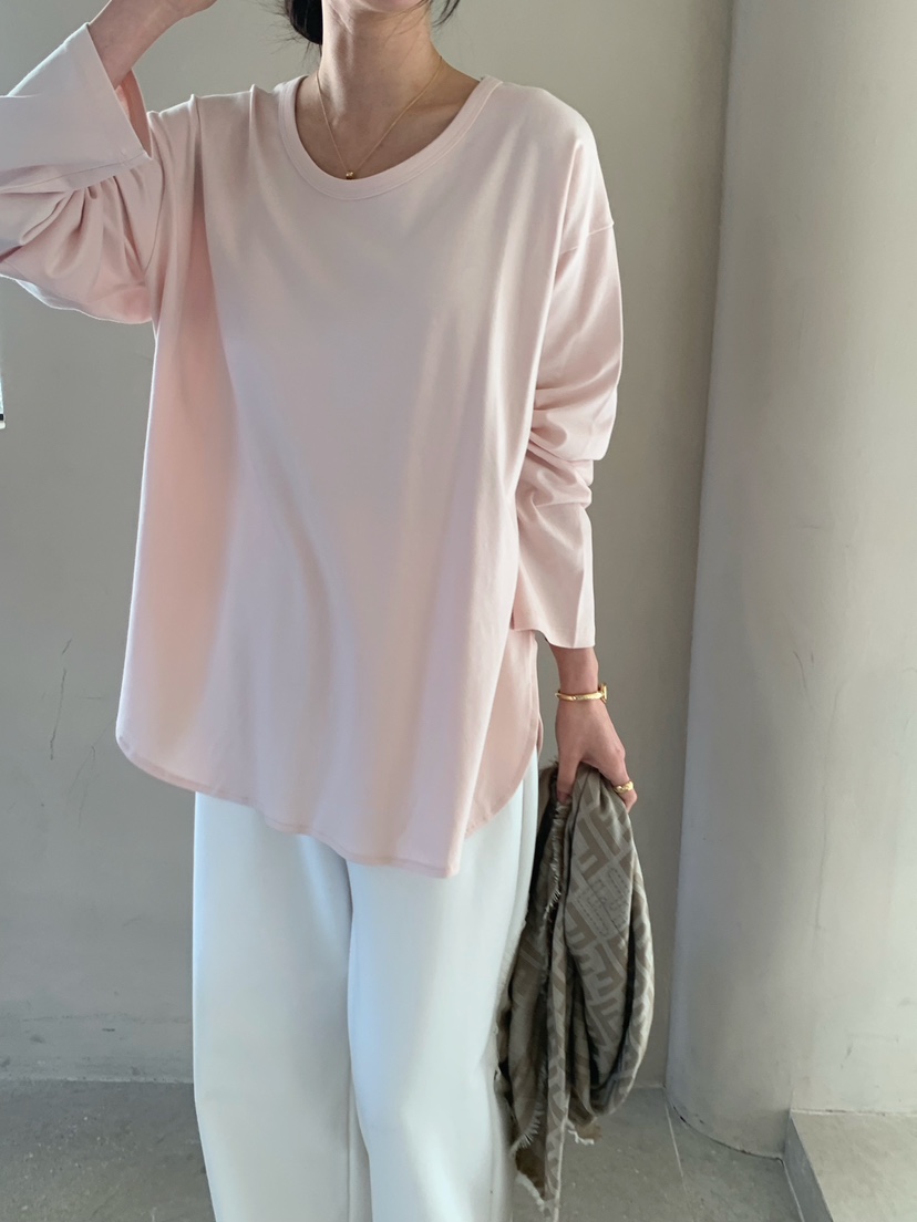 COBALT BLUE東大門直郵女裝新品人氣真品26春夏熱賣長袖T恤COBALT BLUE長袖T恤圖色2