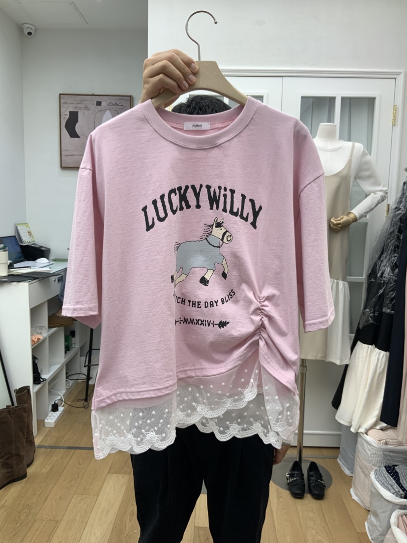 RE:FRESH-L東大門代購女裝新款熱賣時尚推薦人氣26春夏T恤RE:FRESHT恤圖色2