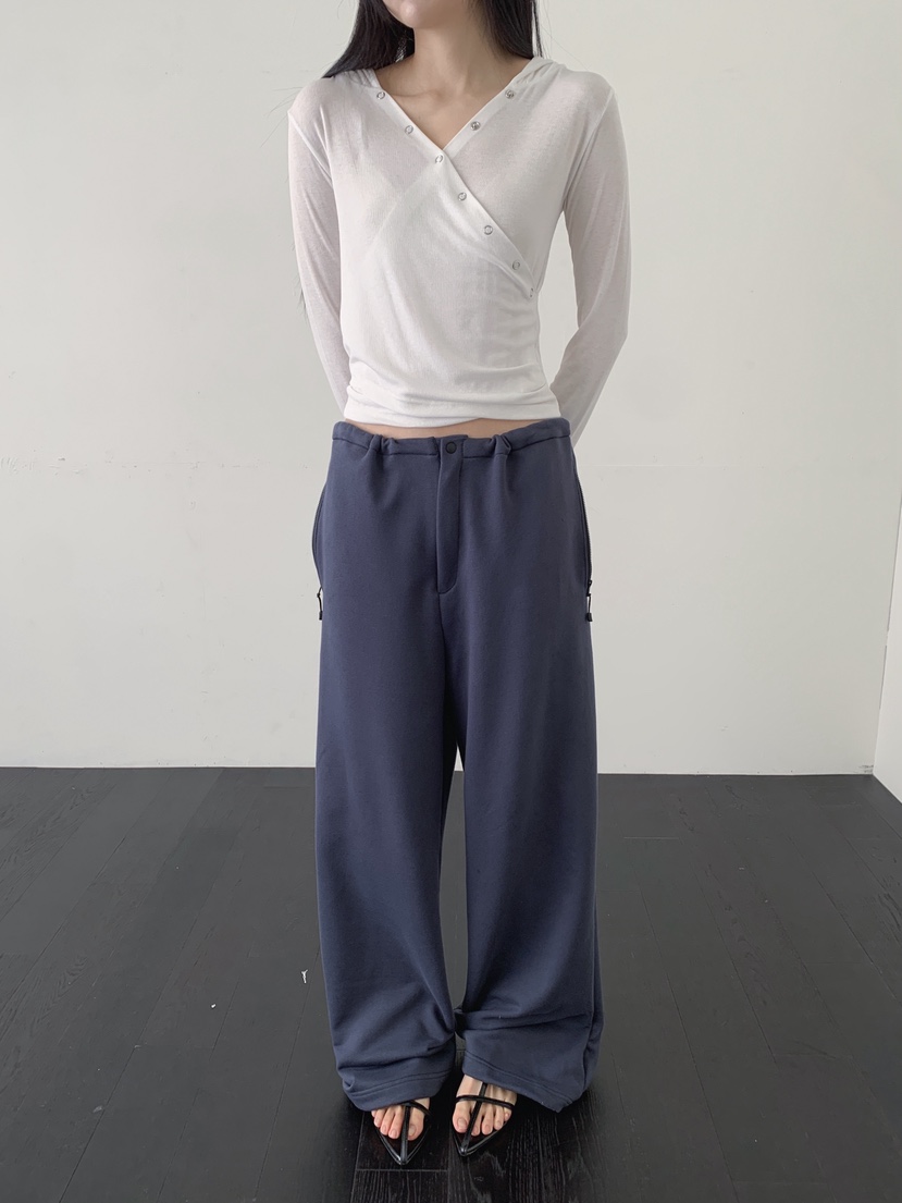 COME OPEN/HAPER東大門直郵女士新款熱賣時尚休閑褲拉鏈COME OPEN/HAPER休閑褲