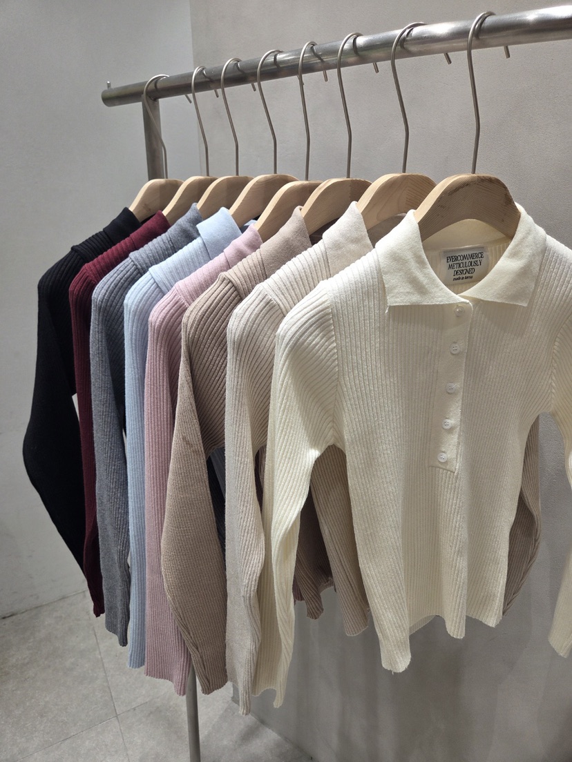 EVERCOMMERCE METICULOUSLY DESIGNED韓國直郵女士新品時尚針織衫EVERCOMMERCE METICULOUSLY DESIGNED針織衫