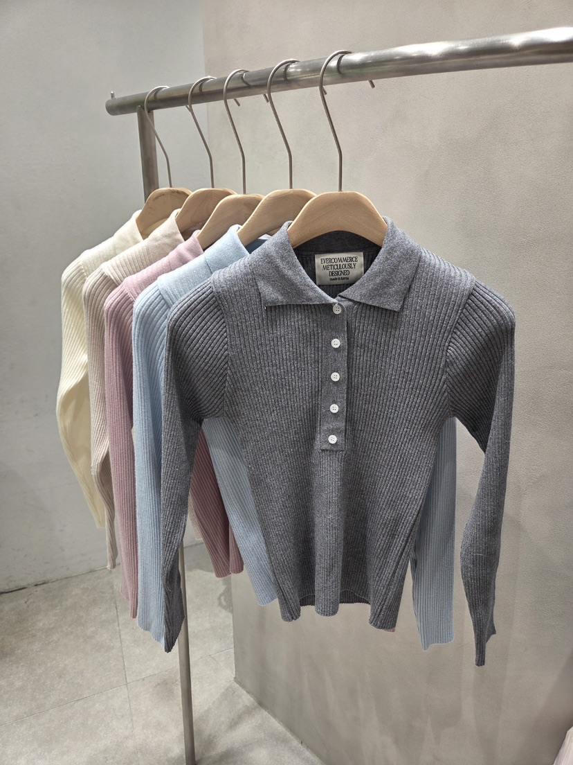 EVERCOMMERCE METICULOUSLY DESIGNED韓國直郵女士新品時尚針織衫EVERCOMMERCE METICULOUSLY DESIGNED針織衫