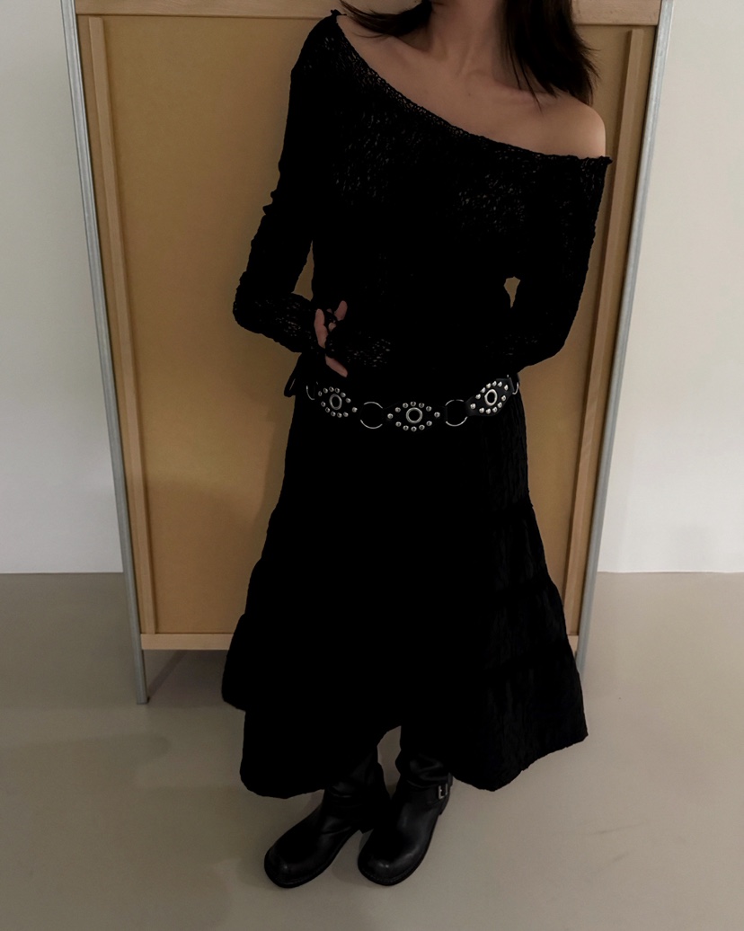 AWESOMESAUCE韓國直郵女裝新款人氣26春夏時尚半身裙中短裙AWESOME SAUCE半身裙/中短裙