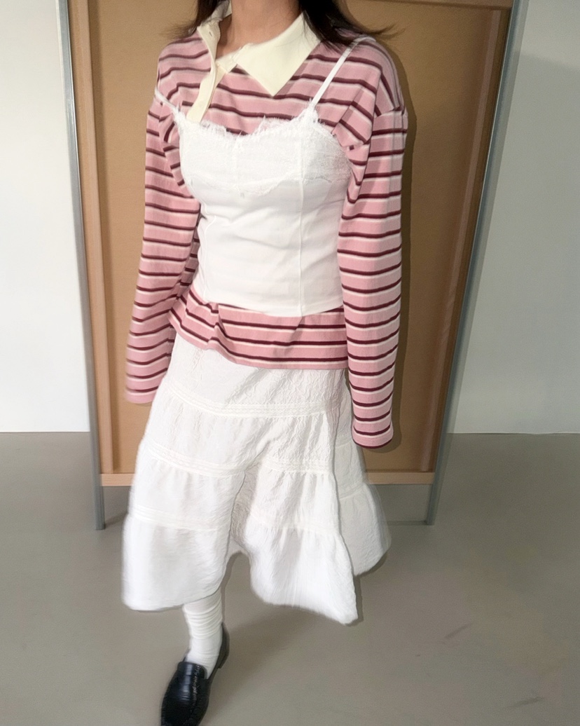 AWESOMESAUCE韓國直郵女裝新款人氣26春夏時尚半身裙中短裙AWESOME SAUCE半身裙/中短裙