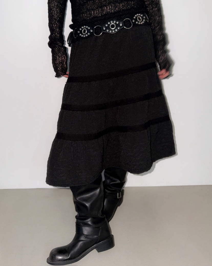 AWESOMESAUCE韓國直郵女裝新款人氣26春夏時尚半身裙中短裙AWESOME SAUCE半身裙/中短裙圖色2