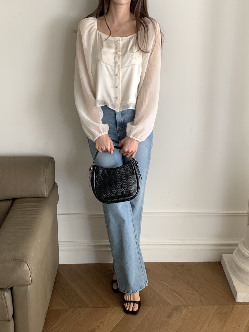 FRILL-T/DADA東大門直郵女裝新款時尚人氣推薦襯衫蕾絲衫FRILL-T/DADA襯衫/蕾絲衫