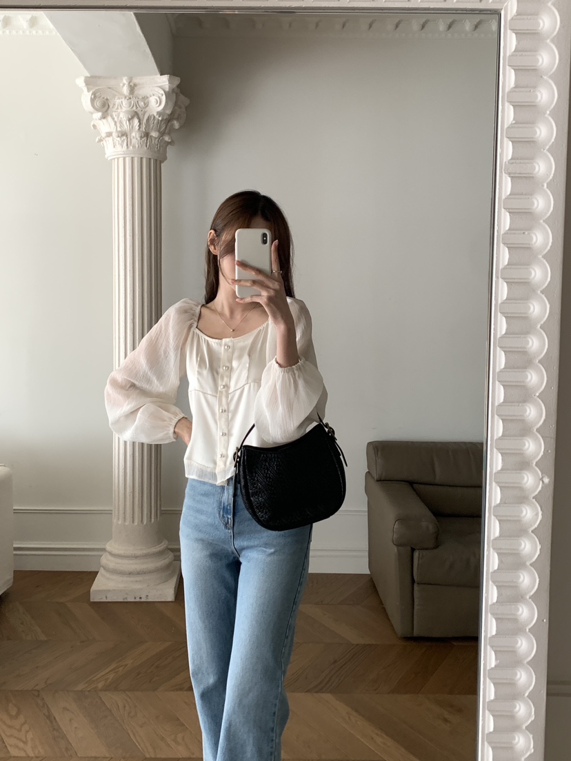 FRILL-T/DADA東大門直郵女裝新款時尚人氣推薦襯衫蕾絲衫FRILL-T/DADA襯衫/蕾絲衫